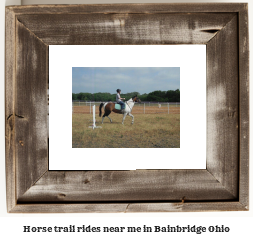 horse trail rides near me in Bainbridge, Ohio